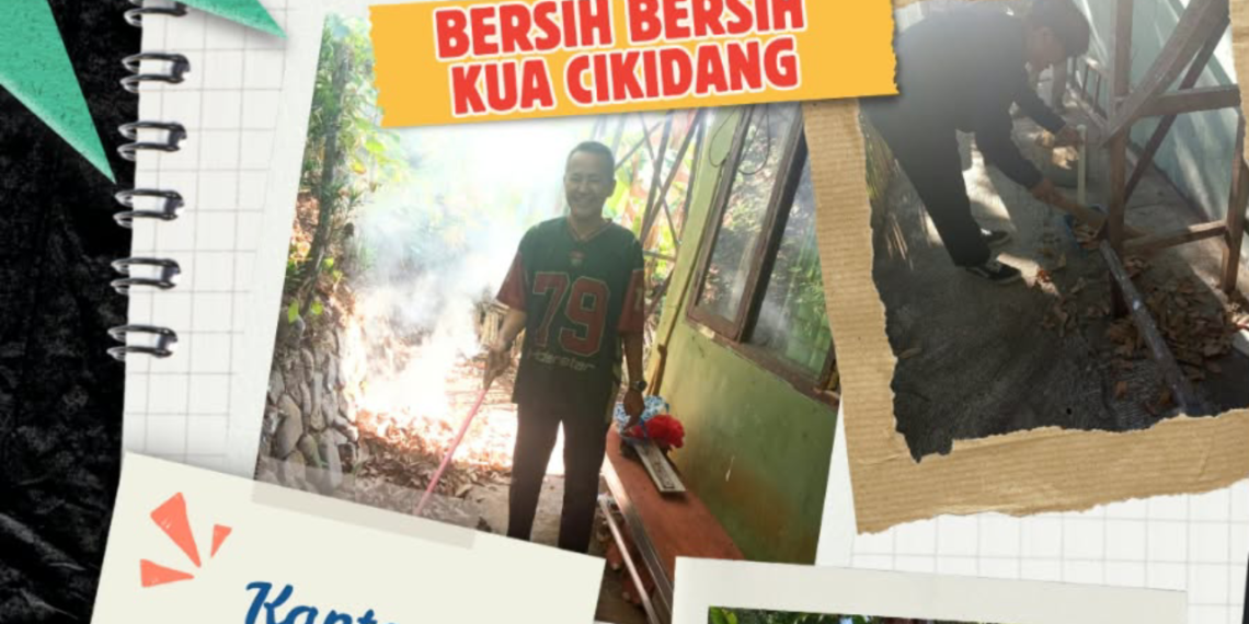 KUA Cikidang Gelar Gemah Asri, Bangun Budaya Bersih untuk Dukung Pelayanan Masyarakat