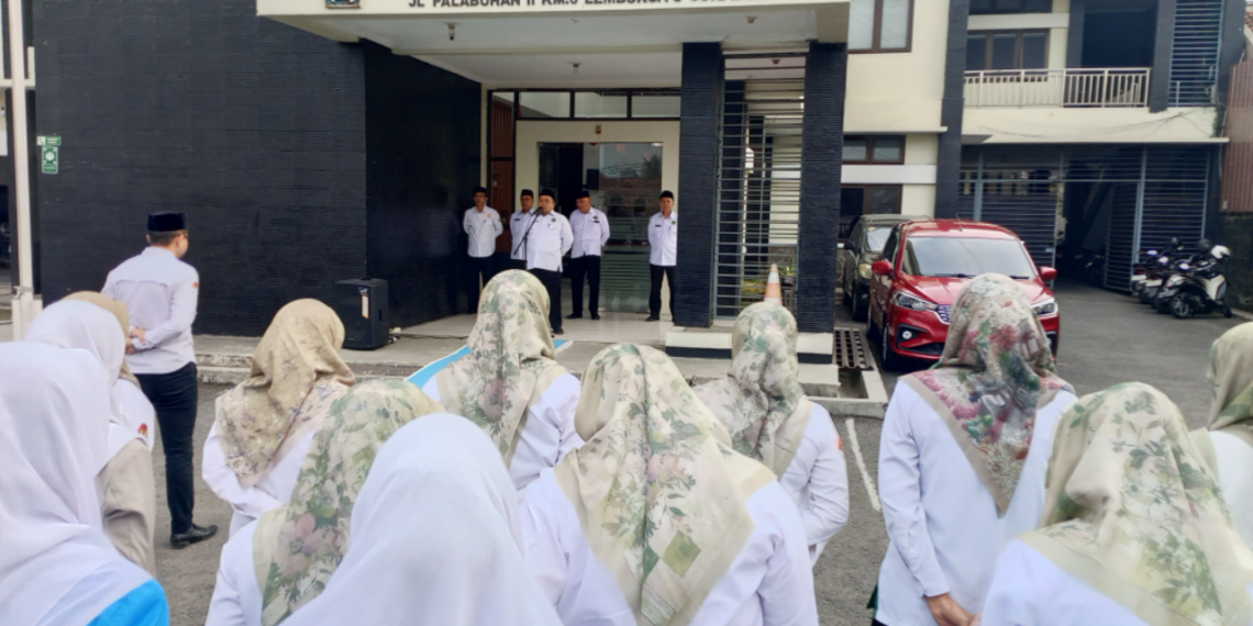 Apel Pagi Kemenag Kabupaten Sukabumi, Kasi Bimas Islam Tekankan Pentingnya Terus Bergerak dan Berinovasi