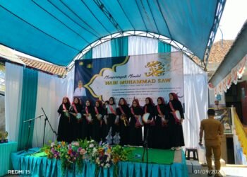Semarak Maulid Nabi, Penyuluh KUA Surade Dampingi Grup Qasidah Majelis Taklim Al-Anwar