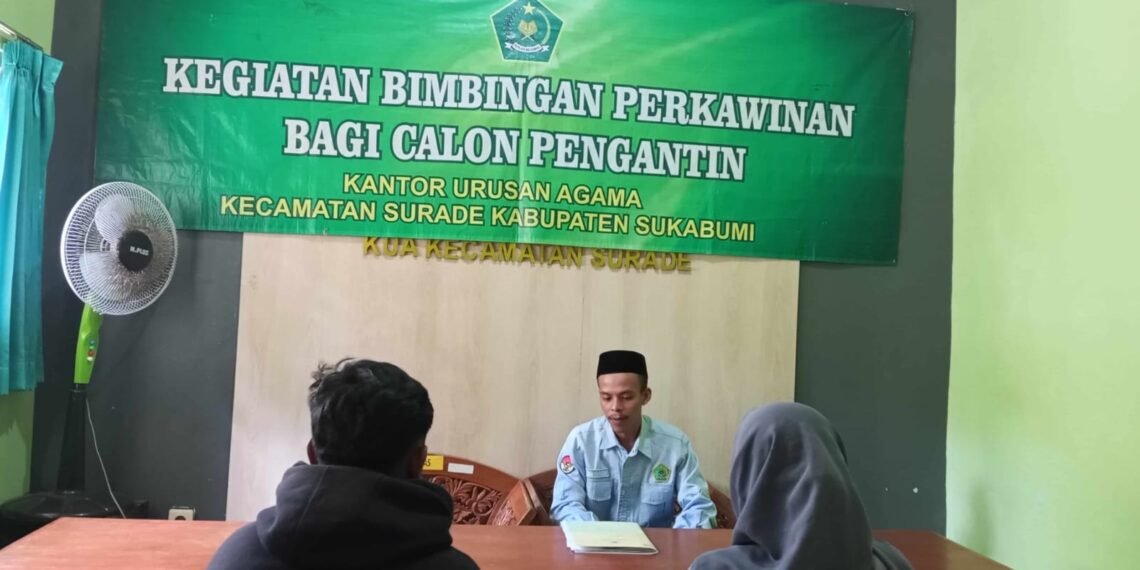 Penghulu KUA Surade Bekali Catin melalui Binwin Mandiri, Bahas Konflik Rumah Tangga hingga Keluarga Sakinah
