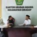 KUA Ciracap dan Penyuluh Kementerian Kelautan dan Perikanan (KKP) Sharing Peluang Usaha Budidaya Ikan bagi Pengantin dan Keluarga