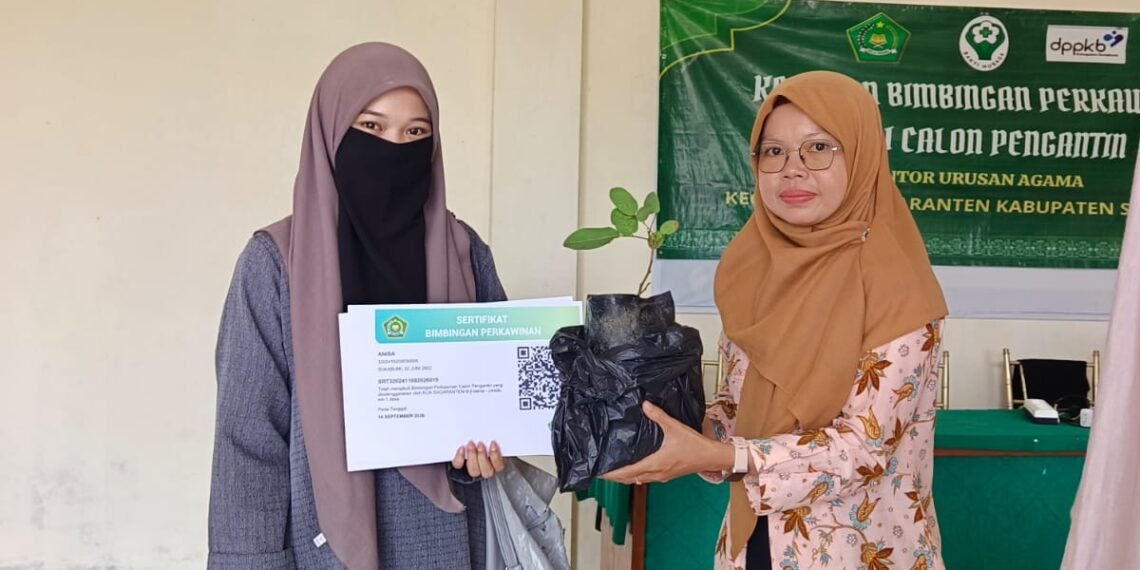 Wujudkan Pernikahan Ramah Lingkungan, KUA Sagaranten Gelar Program PEPELING