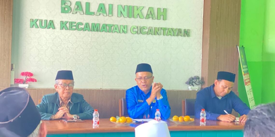 KUA Cicantayan Matangkan Pendataan Potensi Wilayah Keagamaan, Perkuat Tata Kelola Data