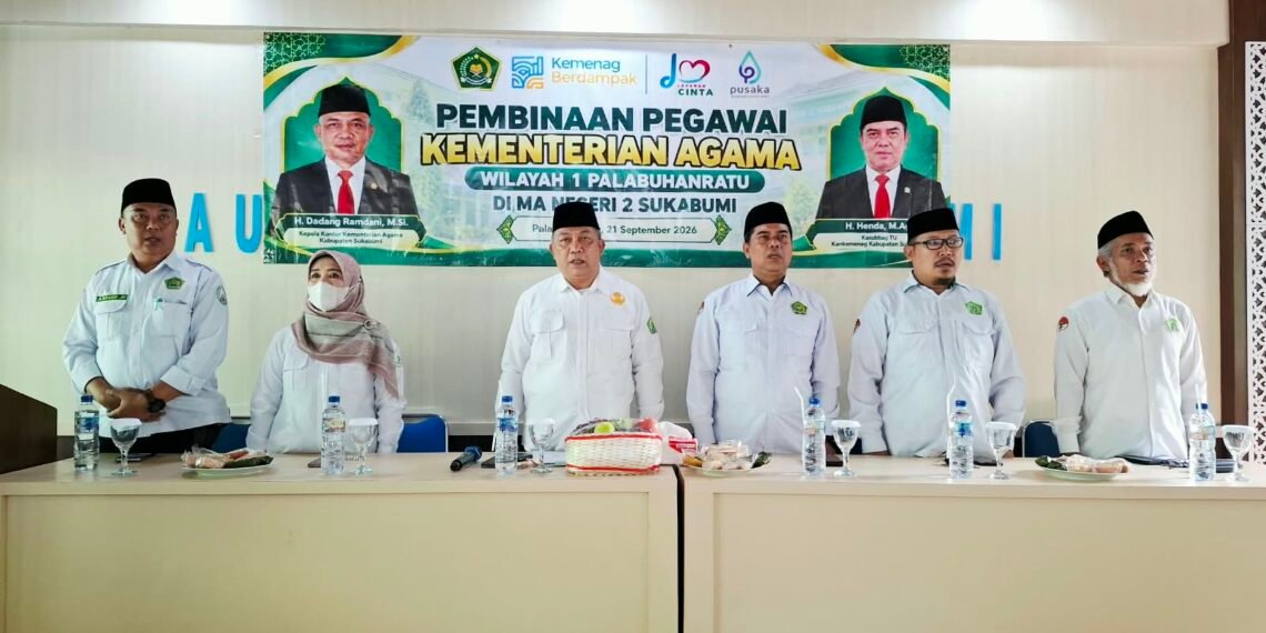 Pembinaan ASN Wilayah 1 Palabuhanratu, Kakankemenag Soroti Tusi, Disiplin, dan Budaya Kerja