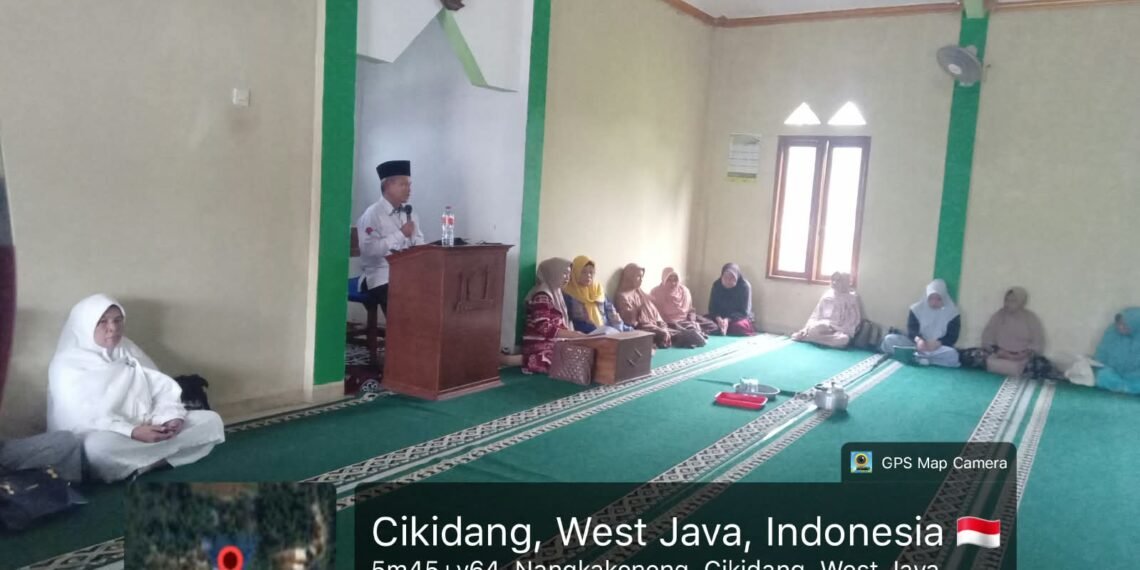 Penyuluh KUA Cikidang Angkat Keteladanan Rasulullah dalam Bimluh di MT Baitul Fallah