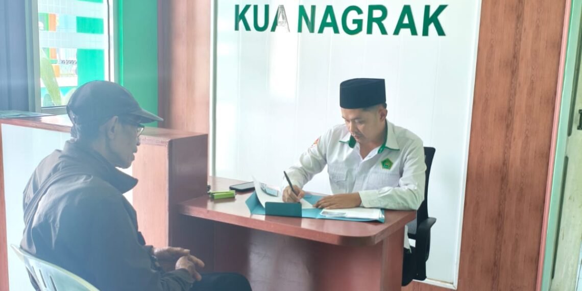 Penyuluh KUA Nagrak Layani Konsultasi Pergantian Nadzir Wakaf, Perkuat Tertib Administrasi