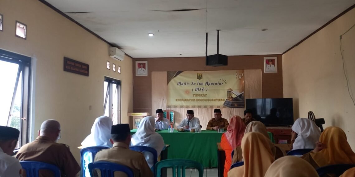 Pegawai KUA Bojonggenteng Ikuti MTA, Perkuat Silaturahmi dan Sinergi di Tingkat Kecamatan