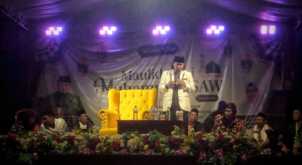 Penyuluh KUA Ciracap Hadiri Maulid Nabi dan Tabligh Akbar di Lembur Sawah