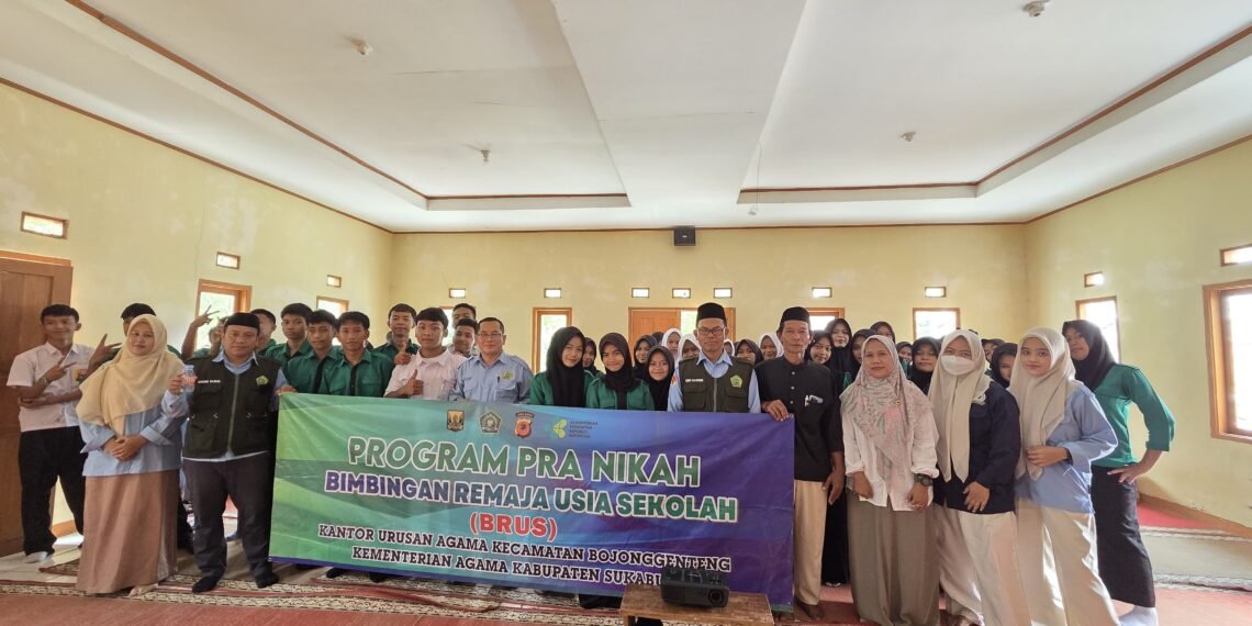 KUA Bojonggenteng Berikan Edukasi Pencegahan Pernikahan Dini dan Pergaulan Bebas melalui BRUS