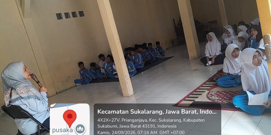 Penyuluh KUA Sukalarang Pimpin Pembacaan Ratib Al-Haddad di MTs Al-Idris