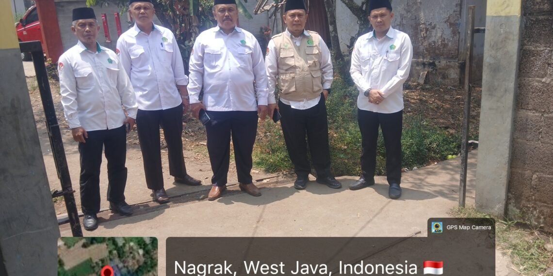KUA Nagrak Verifikasi Wakaf Yayasan Nurul Huda untuk Perkuat Tertib Administrasi
