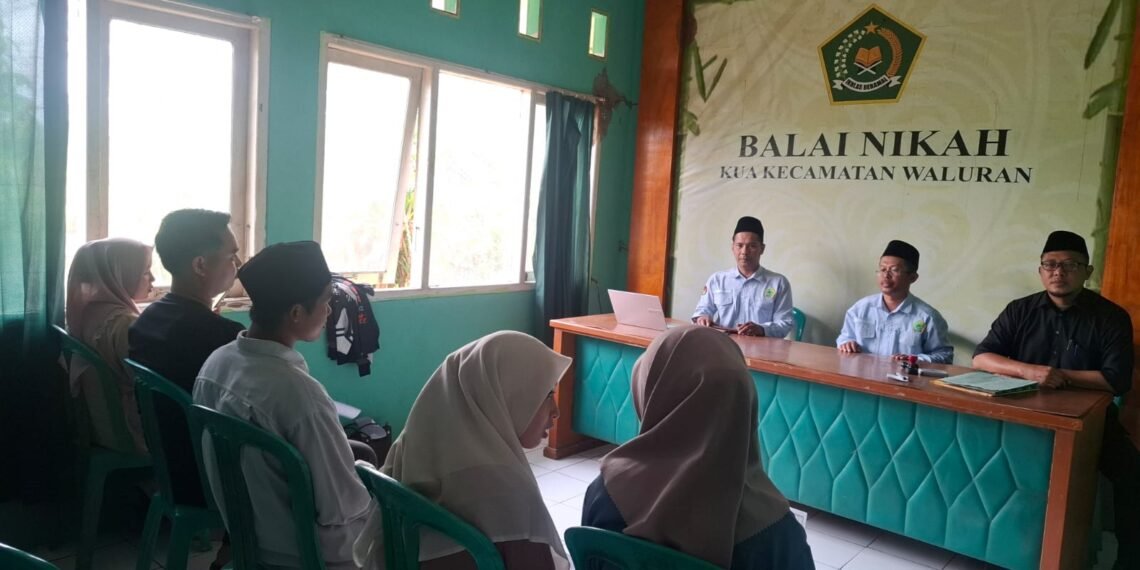 KUA Waluran Laksanakan Bimbingan Perkawinan Mandiri bagi Calon Pengantin