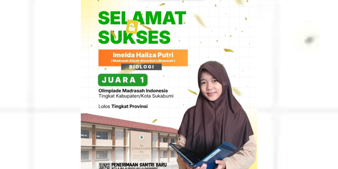 Imelda Haliza Putri Raih Juara I Biologi OMI 2026, Harumkan Nama MA Al Wasilah Lilhasanah