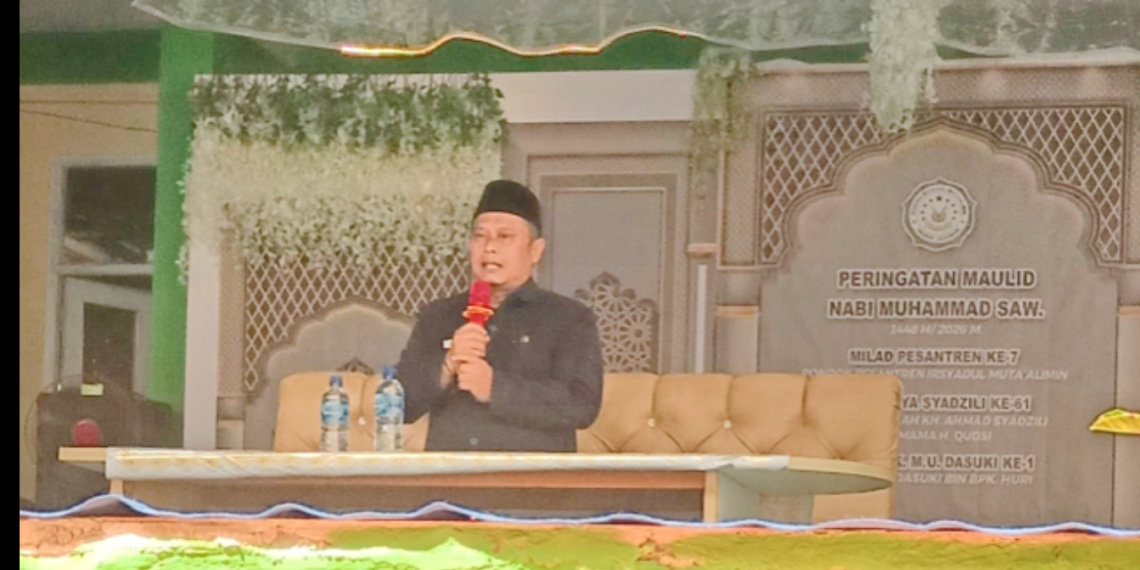 Kepala KUA Nagrak Hadiri dan Isi Maulid, Milad, serta Haol di Ponpes Irsyadul Muta’alimin