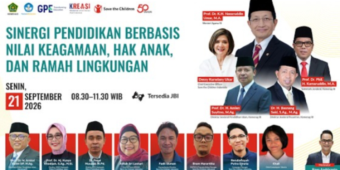 Unsur Pendidikan Madrasah Kemenag Kabupaten Sukabumi Ikuti Seminar Sinergi Pendidikan dan Perlindungan Anak