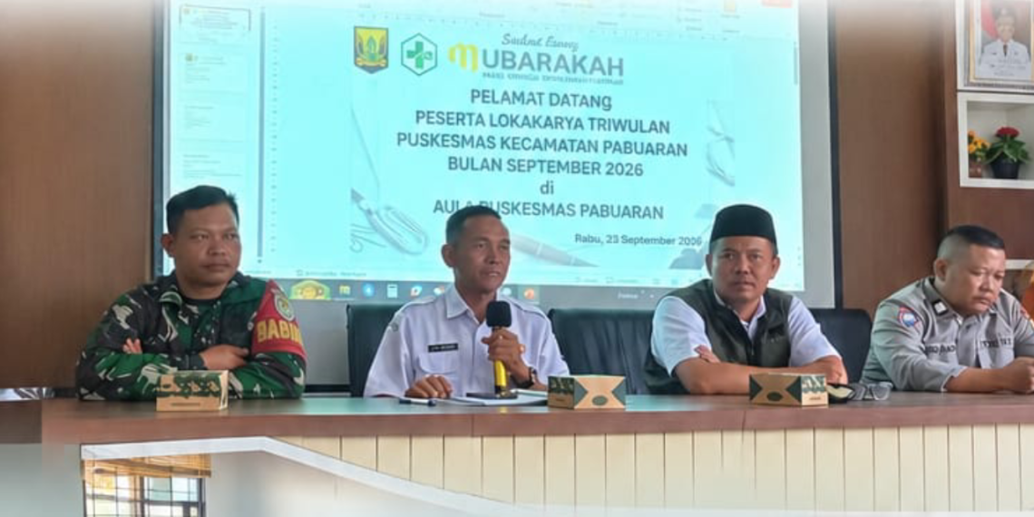 KUA Pabuaran Perkuat Sinergi Lintas Sektor melalui Lokakarya Triwulan Puskesmas