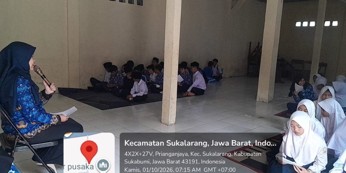 Penyuluh Agama KUA Sukalarang Pimpin Ratib Al-Attas di MTs Al-Idris Cipetir