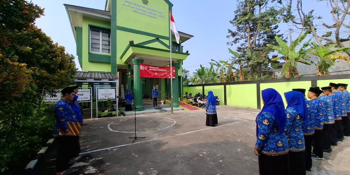 KUA Sukaraja Teguhkan Semangat Kebangsaan melalui Upacara Hari Kesaktian Pancasila