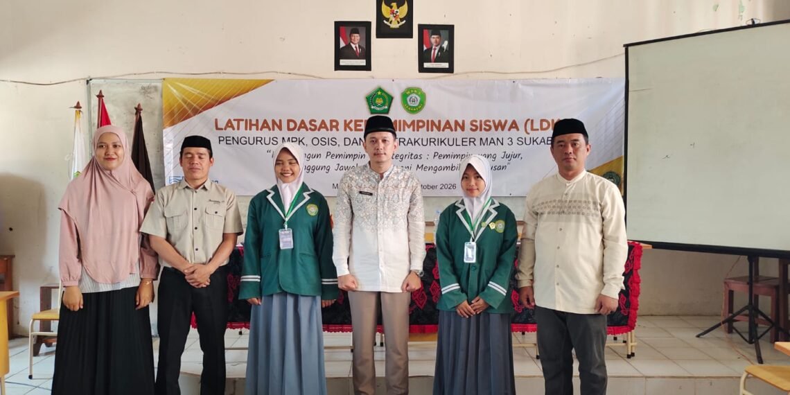 LDKS MAN 3 Sukabumi Bekali Pengurus Organisasi dengan Kepemimpinan Berintegritas
