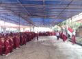 Tanamkan Jiwa Nasionalisme Sejak Dini, Siswa MI dan TKQ Baitussalam Ikuti Upacara Bendera dengan Khidmat