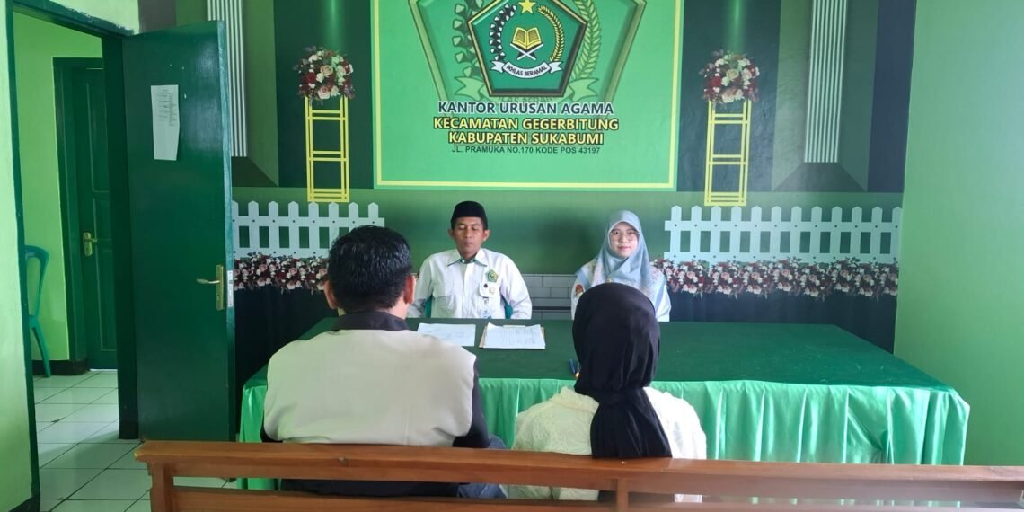 Raih Keluarga Sakinah, Penyuluh KUA Gegerbitung Ajak Calon Pengantin Bangun Pilar Keluarga Harmonis