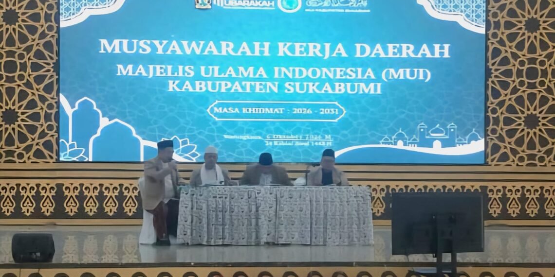 Kepala KUA Nagrak Pimpin Sidang Pleno I Mukerda MUI Kabupaten Sukabumi