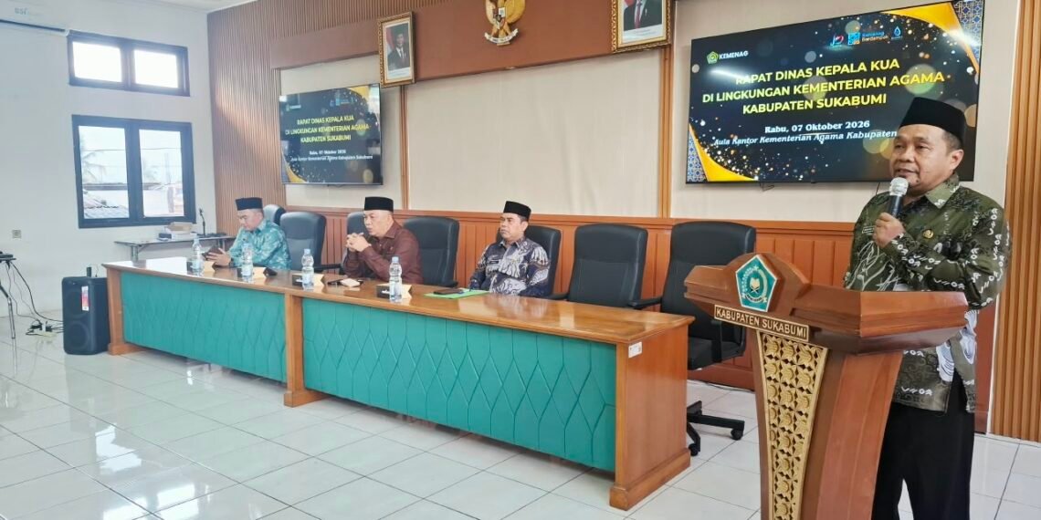 Radintap Kemenag Kabupaten Sukabumi, KUA Didorong Perkuat Koordinasi dan Kinerja