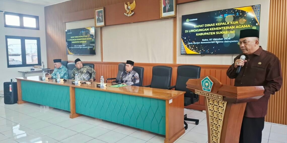 Kepala Kemenag Kabupaten Sukabumi Tekankan Legalitas dan Tertib Administrasi di KUA