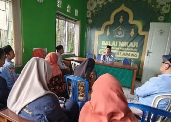 KUA Sukalarang Tindak Lanjuti Hasil Radintap melalui Sosialisasi dan Koordinasi
