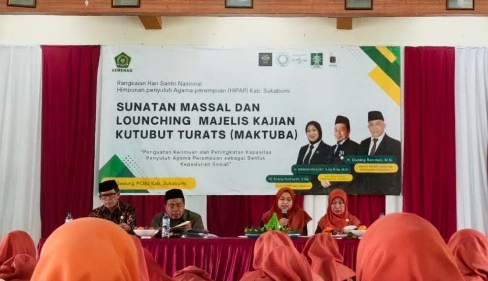 Penyuluh KUA Cicantayan Jadi Pemateri Launching MAKTUBA, Perkuat Literasi Kitab Kuning