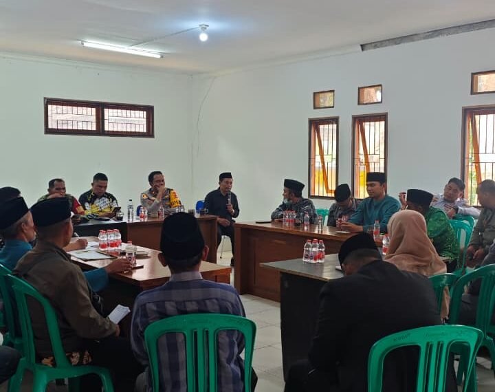 KUA Kadudampit Perkuat Sinergi Lintas Sektoral dalam Persiapan Hari Santri 2026