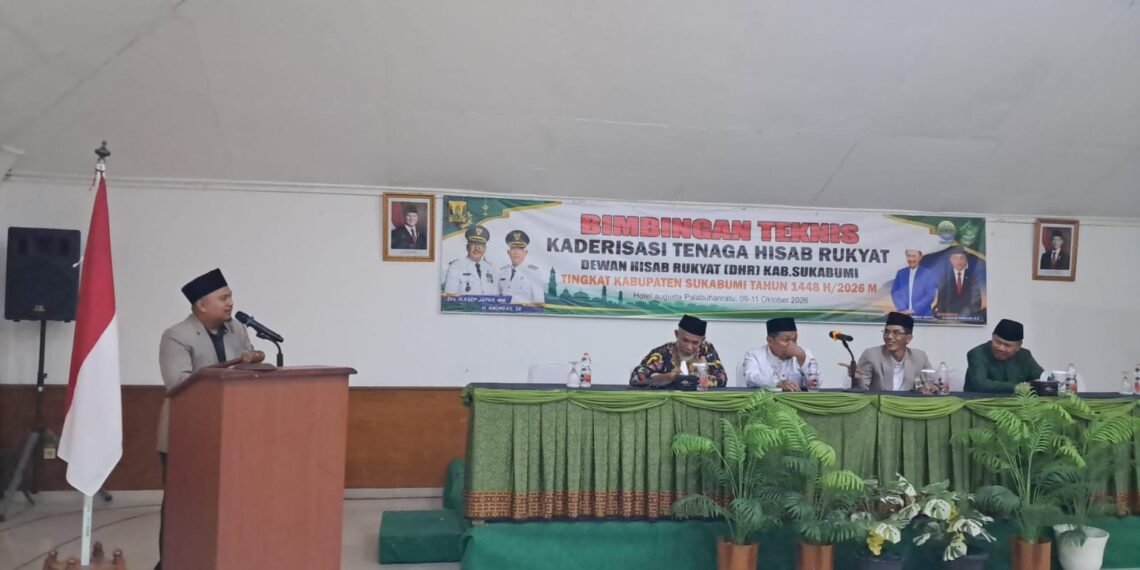 Penghulu KUA Cisaat Pimpin Panitia Bimtek Kaderisasi Hisab Rukyat 2026