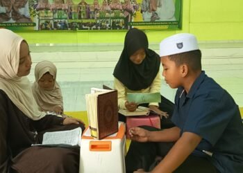 Uji Murajaah Santri Tahfidz Fathiyyah Zahra Cisaat, Jaga Ketepatan dan Kualitas Hafalan
