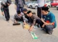 Penyuluh KUA Cibadak Perkenalkan Pengukuran Arah Kiblat Menggunakan Mizwala