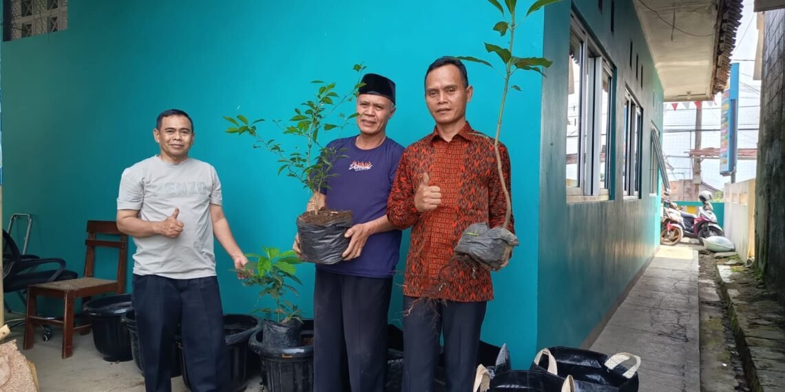 SAWAHON Berlanjut, KUA Kabandungan Siapkan Media Tanam dan Bibit Pohon Buah