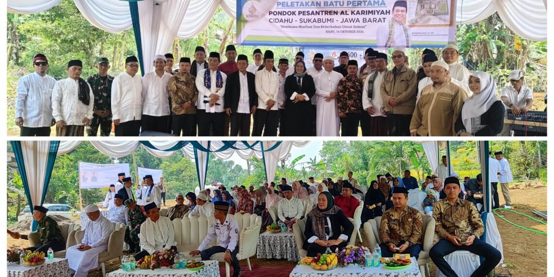 Penyuluh KUA Cidahu Hadiri Peletakan Batu Pertama Pesantren Al-Karimiyah
