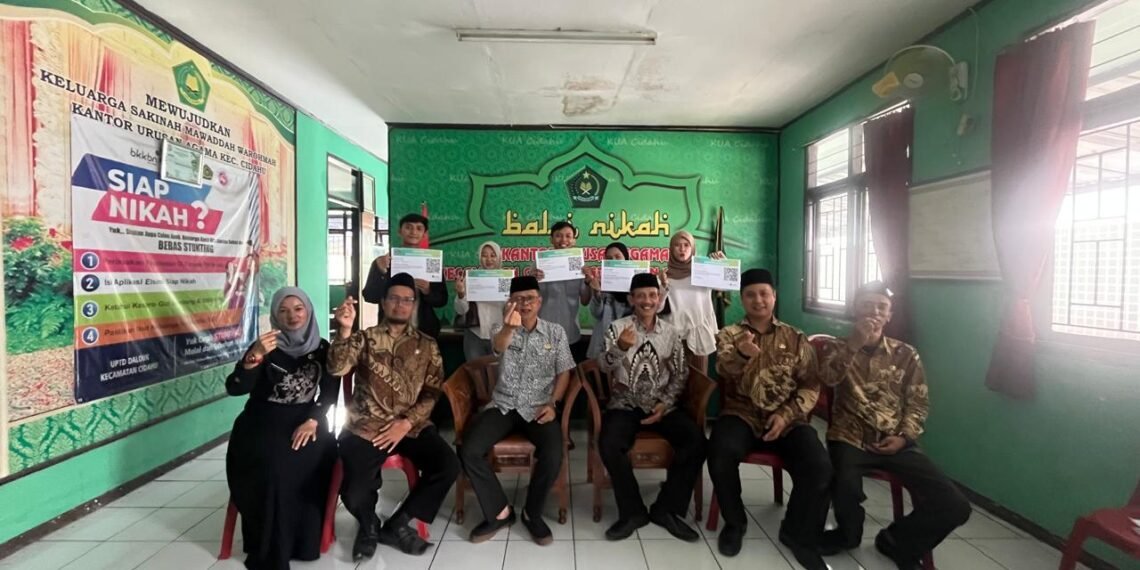KUA Cidahu Bekali Calon Pengantin dengan Materi Regulasi, Keluarga Sakinah, dan Kepedulian Lingkungan
