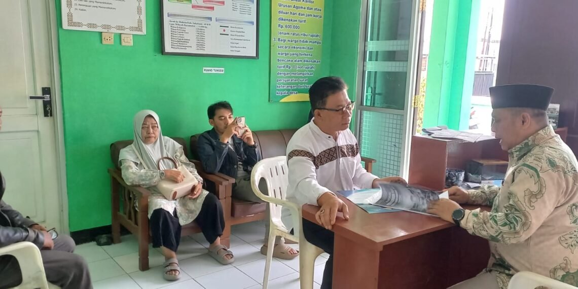 KUA Nagrak Berikan Edukasi Awal tentang Ketentuan Pendirian Rumah Ibadah