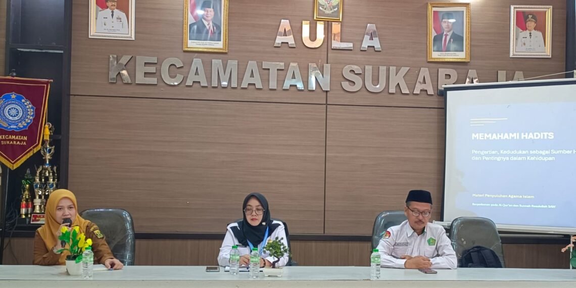 Pengajian Aparatur Kecamatan Sukaraja, Penyuluh KUA Bahas Pentingnya Memahami Hadis