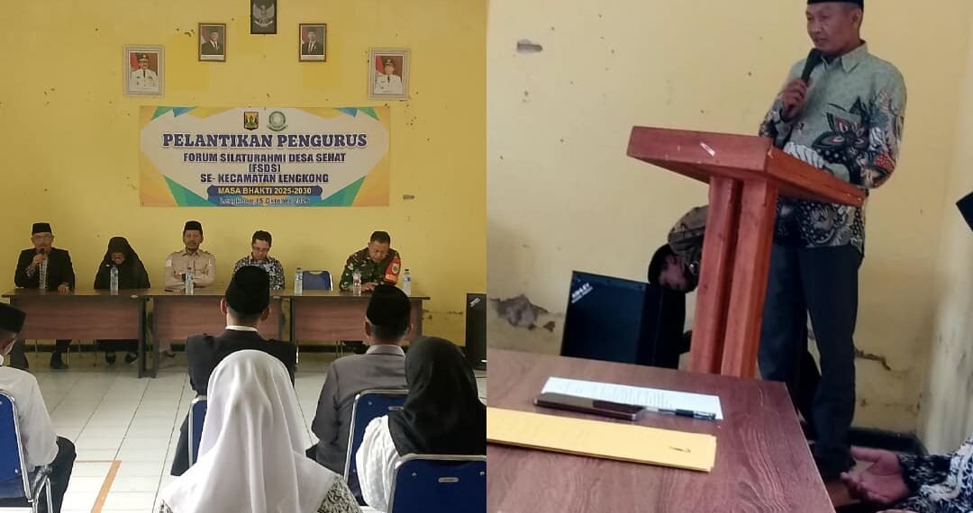 Forum Silaturahmi Desa Sehat Lengkong Dikukuhkan, Camat Ajak Perkuat Budaya Hidup Sehat