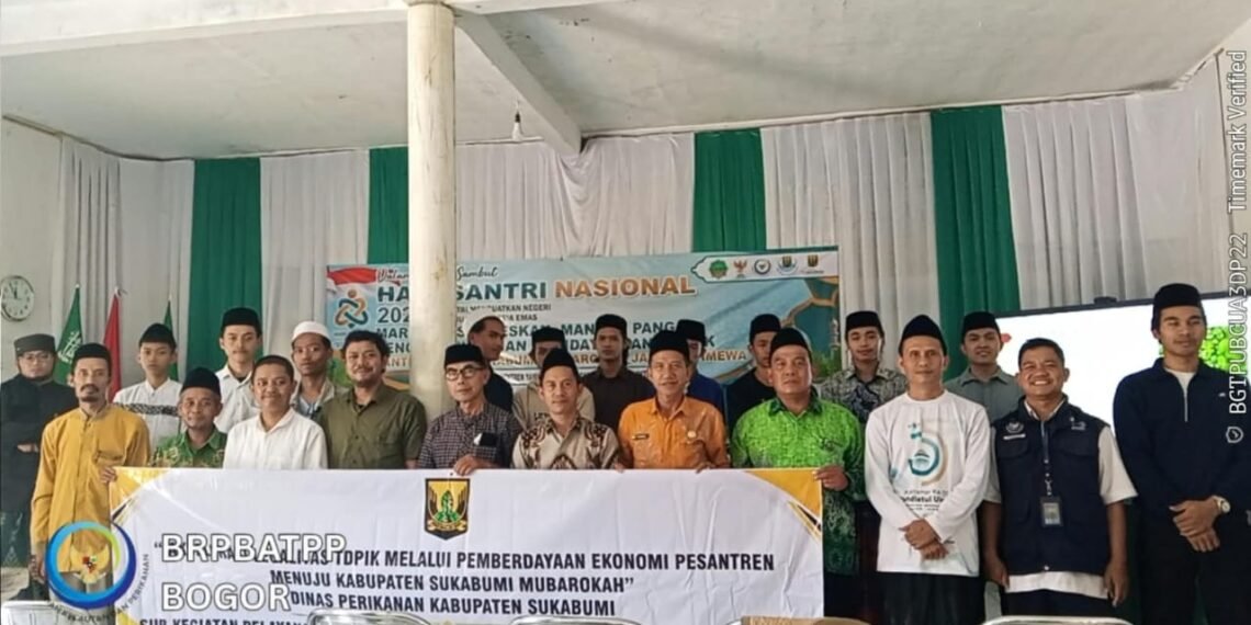 Sambut Hari Santri, KUA Ciracap Dukung Pelatihan Budi Daya Ikan di Ponpes Yarfa