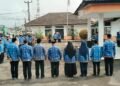 Perkuat Koordinasi Lintas Sektoral, Kepala KUA Kabandungan Pimpin Apel Gabungan KORPRI