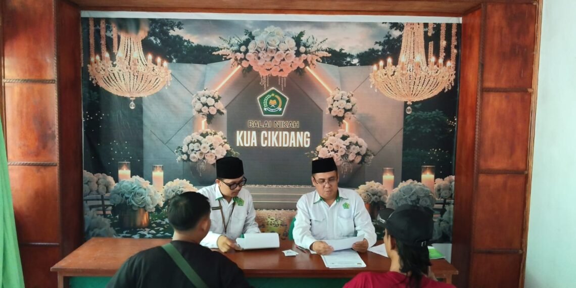 Layanan Berdampak, KUA Cikidang Layani Pendaftaran Dua Pasangan Calon Pengantin