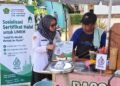 Penyuluh KUA Caringin Sosialisasikan Wajib Halal Oktober kepada Pelaku UMKM