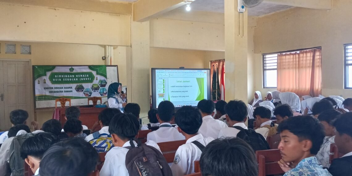 KUA Surade Gelar BRUS di SMK Bina Bangsa, Ajak Remaja Berprestasi dan Rencanakan Masa Depan