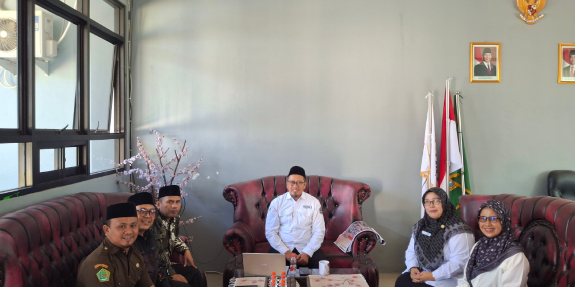 KUA Lengkong Koordinasikan Persiapan HSN 2026 dengan SMA Negeri 1 Lengkong