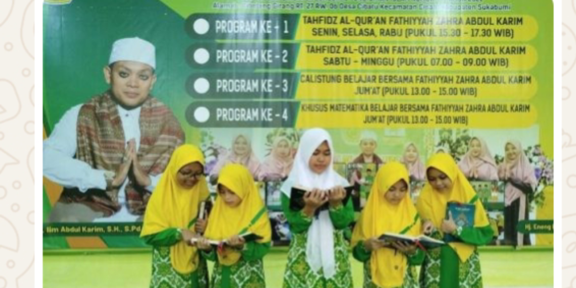Tahfidz Fathiyyah Zahra Kembangkan Empat Program untuk Dukung Kemampuan Santri