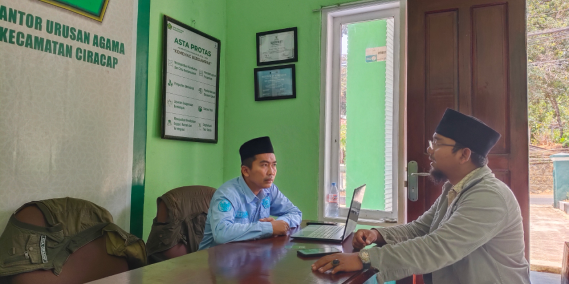 KUA Ciracap Fasilitasi Permohonan Rekomendasi Bantuan Masjid