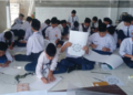 Semarak Hari Santri Nasional 2026, Penyuluh KUA Cibadak Bimbing Santri Membuat Karya Kaligrafi