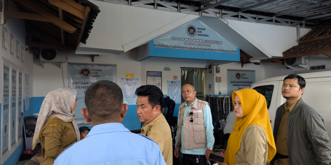 Sinergi Kecamatan dan KUA Cicantayan Monitoring SPPG Sukadamai